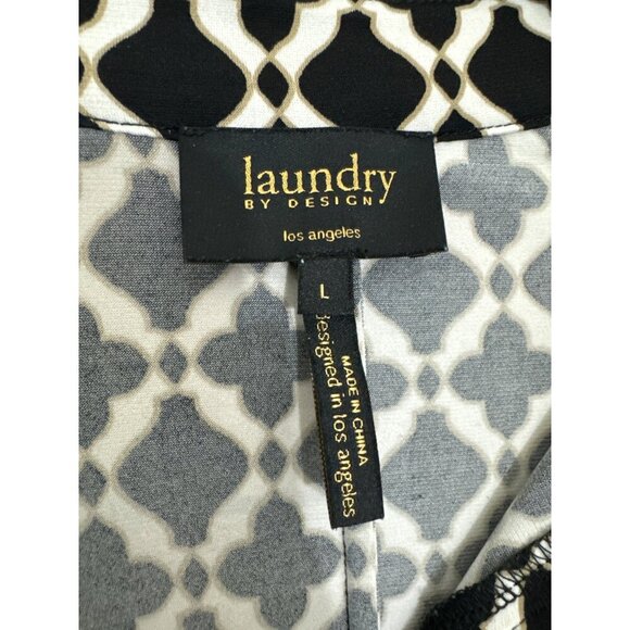 Laundry By Design Geometric Dress, Size L - Picture 4 of 4